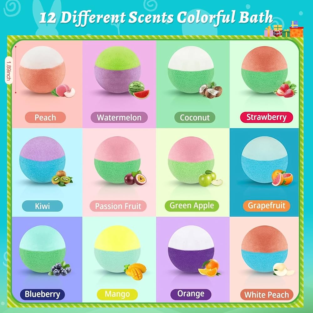 Bath Bombs for Kids with Surprise Inside