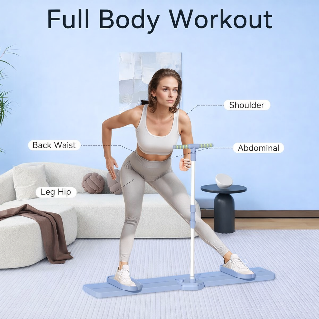 indoor foldable mechanical ski machin