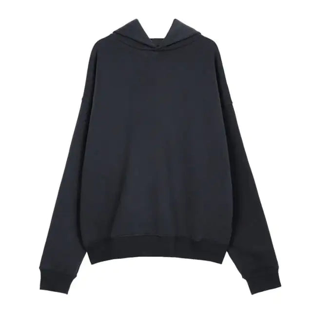 Autumn Hip Hop Washed Pullover Hoodie for Streetwear