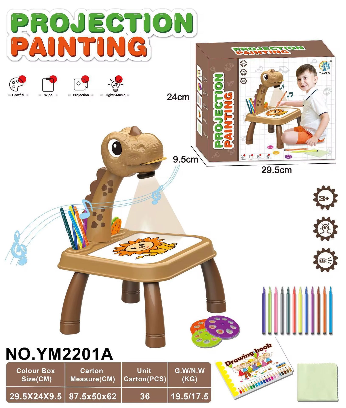 Drawing projector for kids